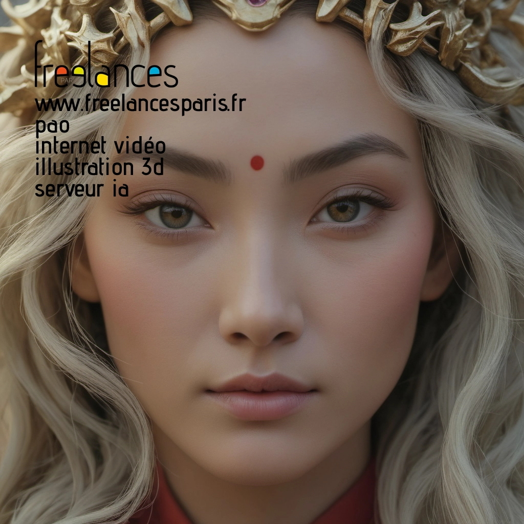 Pao mise en page internet vidéo illustration 3d serveur IA générative AI freelance paris studio de création magazines 8lgylz60